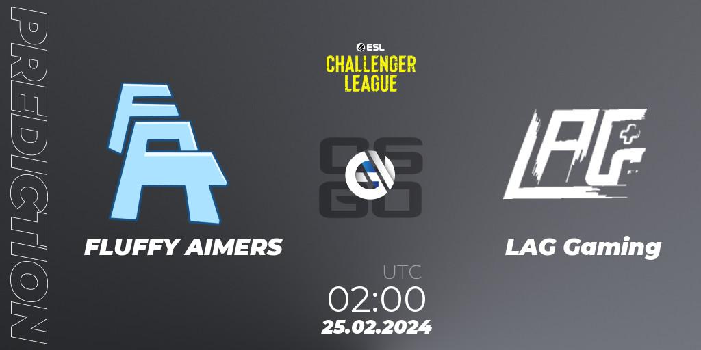 FLUFFY AIMERS vs LAG Gaming: Match Prediction. 08.03.24, CS2 (CS:GO), ESL Challenger League Season 47: North America