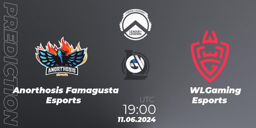 Anorthosis Famagusta Esports vs WLGaming Esports: Match Prediction. 11.06.2024 at 19:00, LoL, GLL Summer 2024