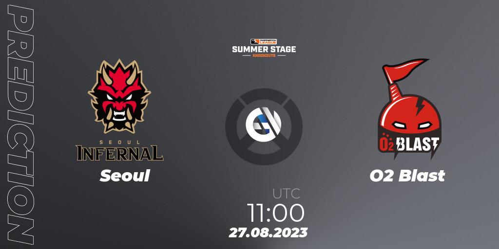 Seoul vs O2 Blast: Match Prediction. 03.09.23, Overwatch, Overwatch League 2023 - Summer Stage Knockouts