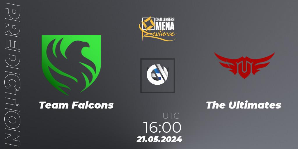 Team Falcons vs The Ultimates: Match Prediction. 21.05.2024 at 16:00, VALORANT, VALORANT Challengers 2024 MENA: Resilience Split 2 - GCC and Iraq
