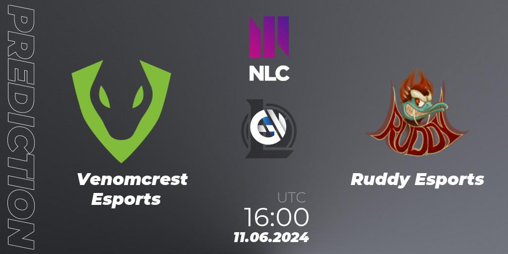 Venomcrest Esports vs Ruddy Esports: Match Prediction. 11.06.2024 at 16:00, LoL, NLC 1st Division Summer 2024