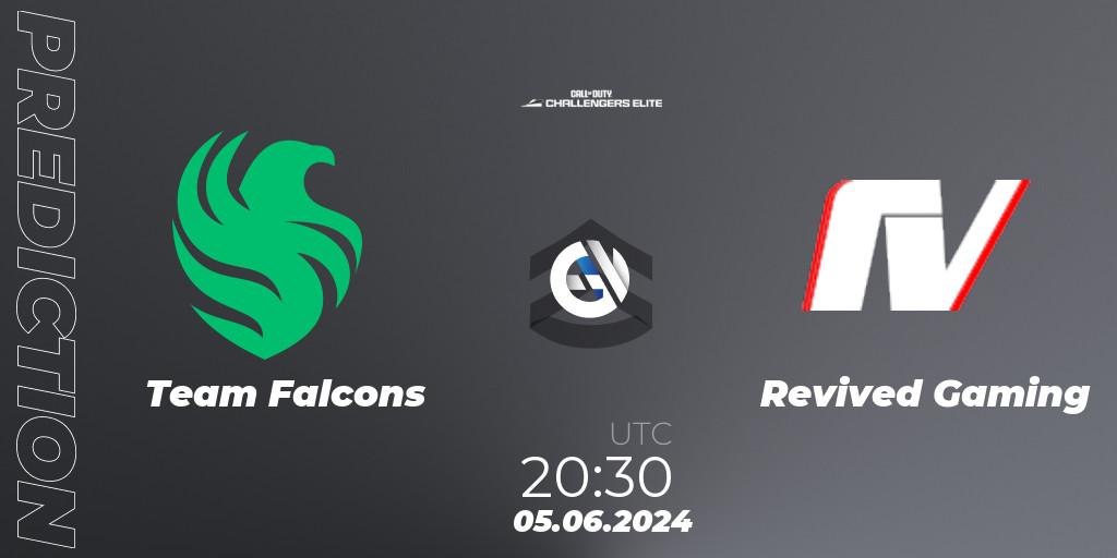 Team Falcons vs Revived Gaming: Match Prediction. 05.06.2024 at 19:30, Call of Duty, Call of Duty Challengers 2024 - Elite 3: EU