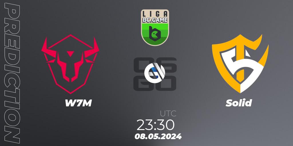 W7M vs Solid: Match Prediction. 08.05.2024 at 23:30, Counter-Strike (CS2), Dust2 Brasil Liga Season 3