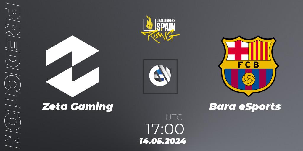 Zeta Gaming vs Barça eSports: Match Prediction. 14.05.2024 at 17:00, VALORANT, VALORANT Challengers 2024 Spain: Rising Split 2