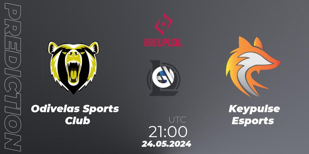 Odivelas Sports Club vs Keypulse Esports: Match Prediction. 24.05.2024 at 21:00, LoL, LPLOL Split 2 2024