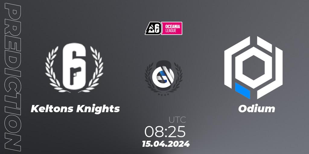 Keltons Knights vs Odium: Match Prediction. 15.04.24, Rainbow Six, Oceania League 2024 - Stage 1