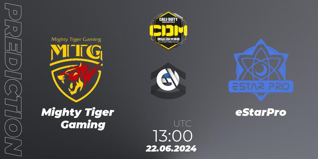 Mighty Tiger Gaming vs eStarPro: Match Prediction. 22.06.2024 at 14:10, Call of Duty, China Masters 2024 S8: Regular Season