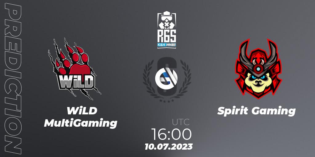 WiLD MultiGaming vs Spirit Gaming: Match Prediction. 10.07.2023 at 16:00, Rainbow Six, Magyar Nemzeti E-sport Bajnokság: Season 5