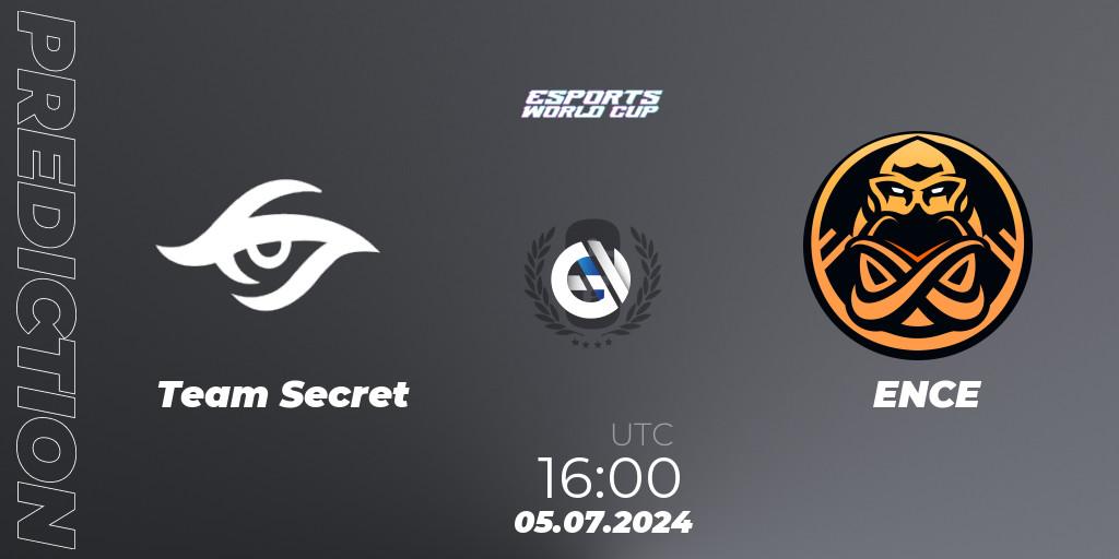 Team Secret vs ENCE: Match Prediction. 05.07.2024 at 16:00, Rainbow Six, Esports World Cup 2024: Europe CQ