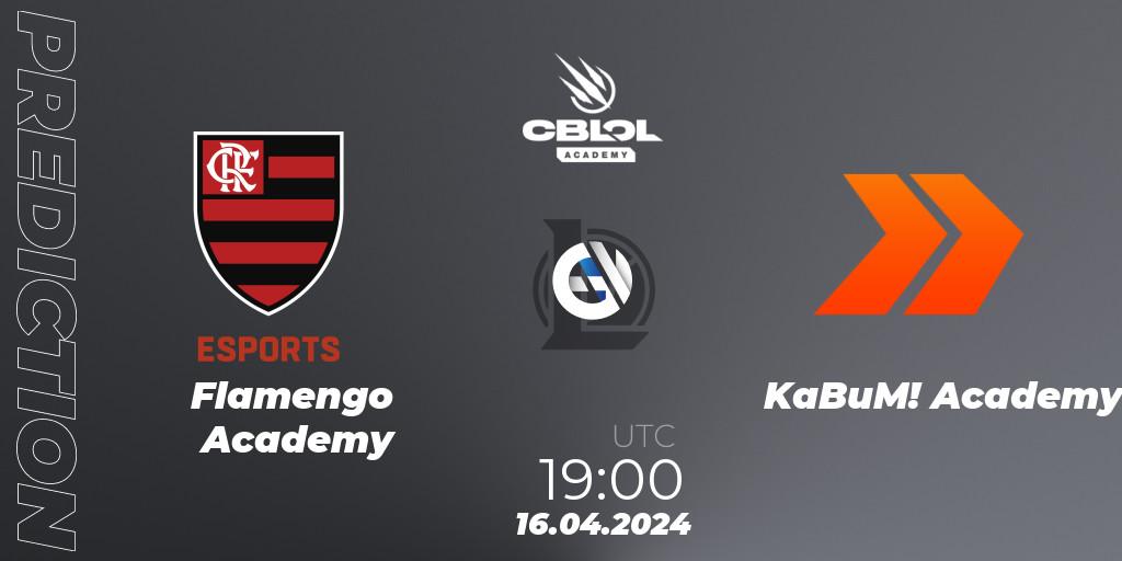 Flamengo Academy vs KaBuM! Academy: Match Prediction. 16.04.24, LoL, CBLOL Academy Split 1 2024