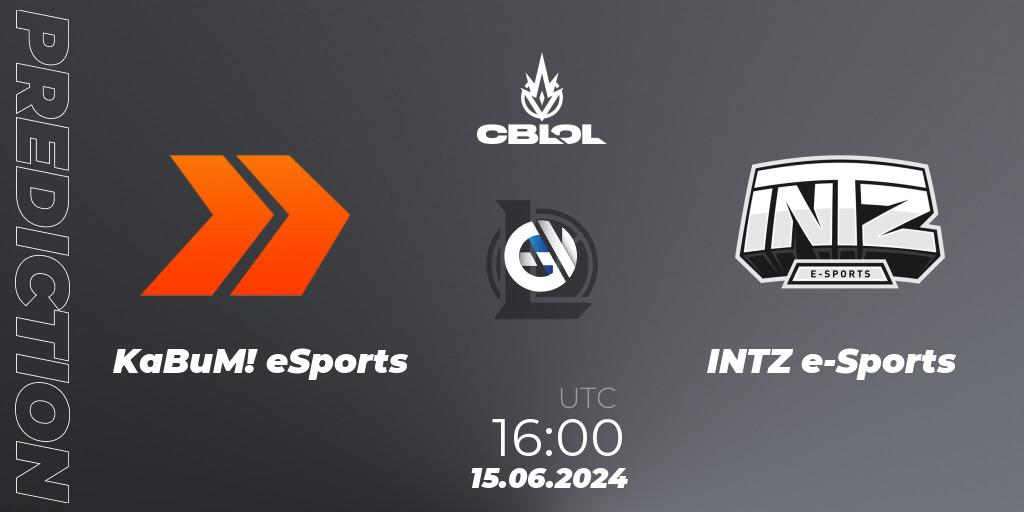 KaBuM! eSports vs INTZ e-Sports: Match Prediction. 15.06.2024 at 16:00, LoL, CBLOL Split 2 2024 - Group Stage