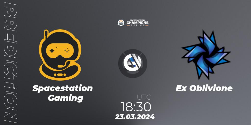 Spacestation Gaming vs Ex Oblivione: Match Prediction. 23.03.2024 at 18:30, Overwatch, Overwatch Champions Series 2024 - EMEA Stage 1 Main Event