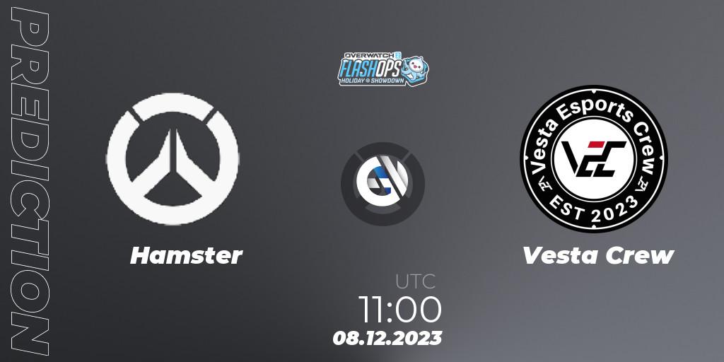 Hamster vs Vesta Crew: Match Prediction. 08.12.2023 at 11:00, Overwatch, Flash Ops Holiday Showdown - APAC Finals