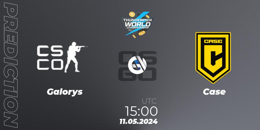 Galorys vs Case: Match Prediction. 11.05.2024 at 15:00, Counter-Strike (CS2), Thunderpick World Championship 2024: South American Series #1