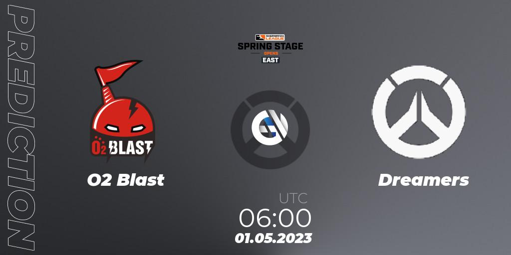 O2 Blast vs Dreamers: Match Prediction. 01.05.2023 at 06:00, Overwatch, Overwatch League 2023 - Spring Stage Opens