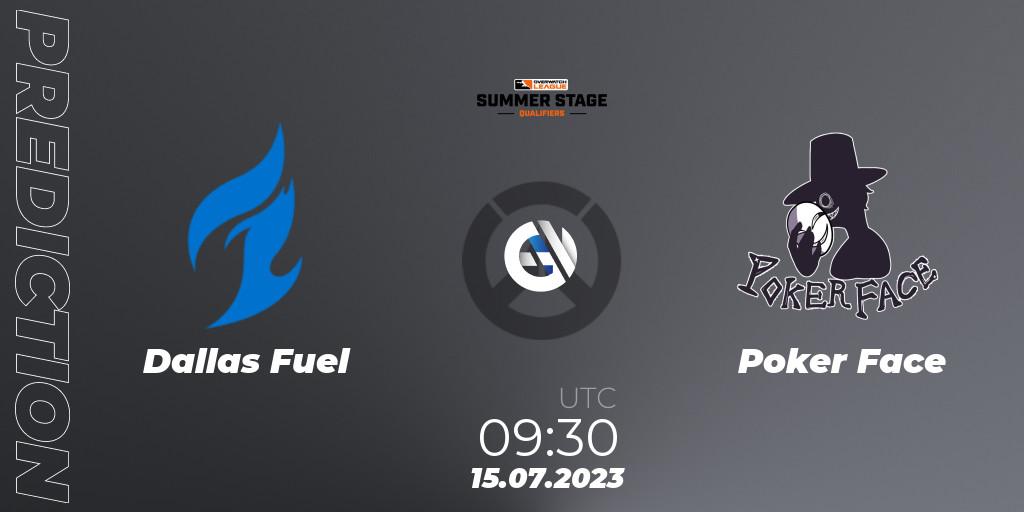 Dallas Fuel vs Poker Face: Match Prediction. 15.07.2023 at 09:20, Overwatch, Overwatch League 2023 - Summer Stage Qualifiers