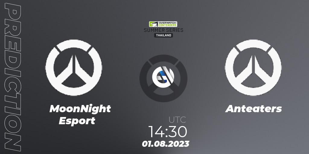 MoonNight Esport vs Anteaters: Match Prediction. 01.08.2023 at 14:30, Overwatch, Overwatch Contenders 2023 Summer Series: Thailand