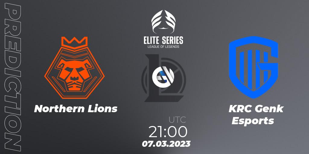 Northern Lions vs KRC Genk Esports: Match Prediction. 07.03.2023 at 21:00, LoL, Elite Series Spring 2023 - Group Stage