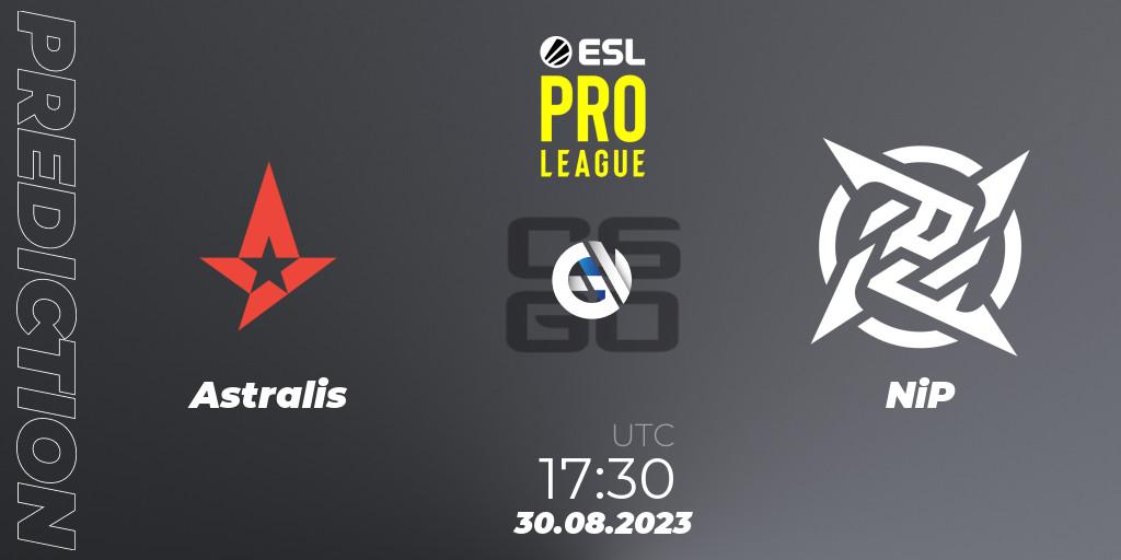Astralis vs NiP: Match Prediction. 30.08.2023 at 17:45, Counter-Strike (CS2), ESL Pro League Season 18