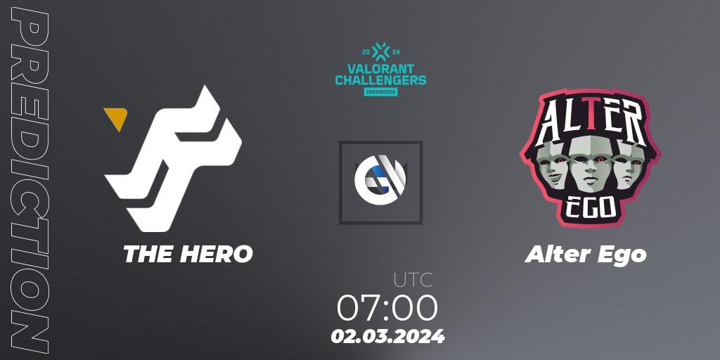 THE HERO vs Alter Ego: Match Prediction. 02.03.2024 at 07:00, VALORANT, VALORANT Challengers Indonesia 2024: Split 1