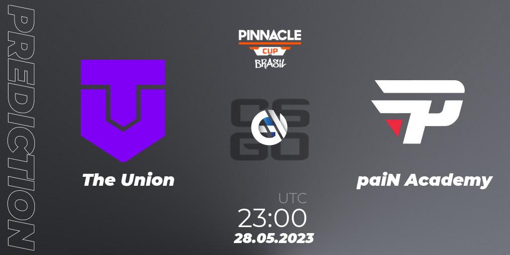 The Union vs paiN Academy: Match Prediction. 28.05.2023 at 23:00, Counter-Strike (CS2), Pinnacle Brazil Cup 1