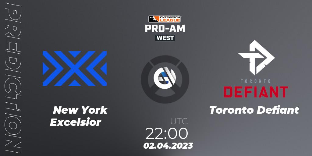 New York Excelsior vs Toronto Defiant: Match Prediction. 02.04.2023 at 22:00, Overwatch, Overwatch League 2023 - Pro-Am