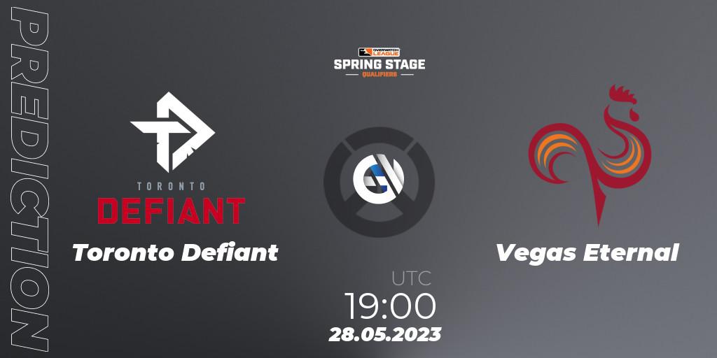 Toronto Defiant vs Vegas Eternal: Match Prediction. 28.05.2023 at 19:00, Overwatch, OWL Stage Qualifiers Spring 2023 West
