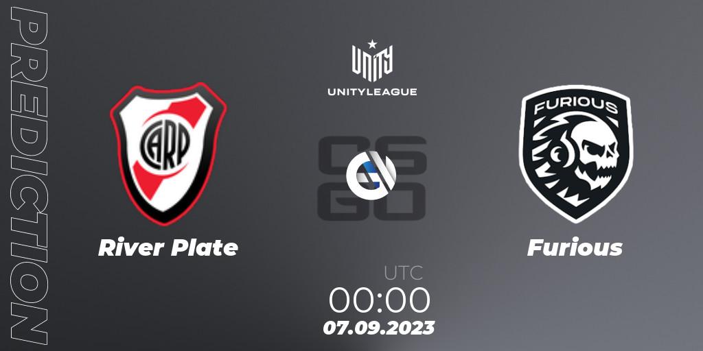River Plate vs Furious: Match Prediction. 07.09.2023 at 00:00, Counter-Strike (CS2), LVP Unity League Argentina 2023