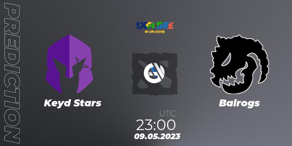 Keyd Stars vs Balrogs: Match Prediction. 09.05.2023 at 23:30, Dota 2, 1XPLORE LATAM #3
