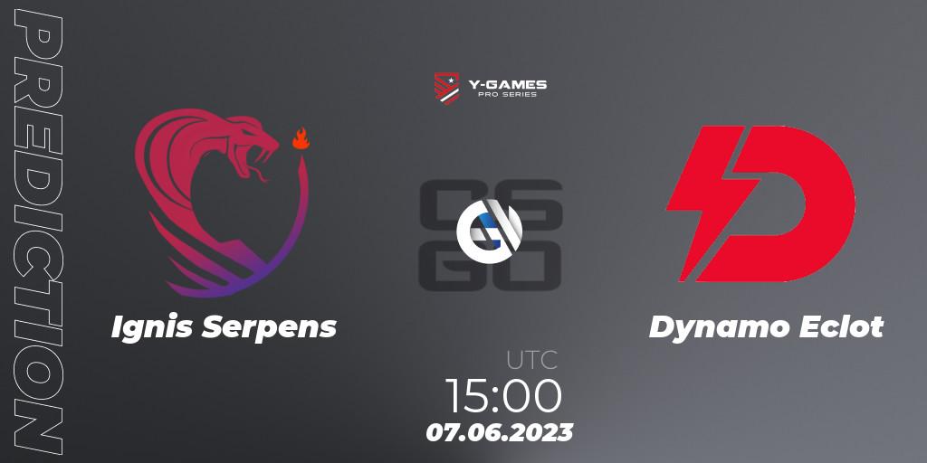 Ignis Serpens vs Dynamo Eclot: Match Prediction. 07.06.2023 at 15:00, Counter-Strike (CS2), Y-Games PRO Series 2023