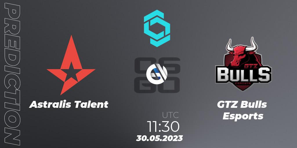 Astralis Talent vs GTZ Bulls Esports: Match Prediction. 30.05.23, CS2 (CS:GO), CCT North Europe Series 5