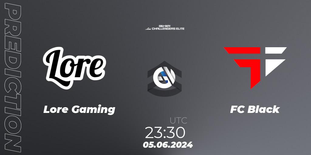 Lore Gaming vs FC Black: Match Prediction. 05.06.2024 at 22:30, Call of Duty, Call of Duty Challengers 2024 - Elite 3: NA