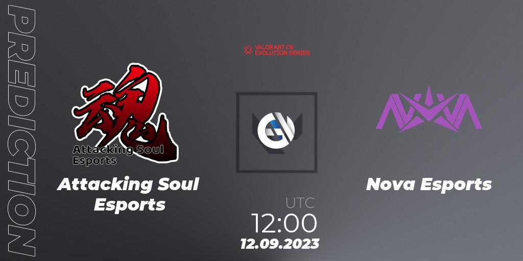 Attacking Soul Esports vs Nova Esports: Match Prediction. 12.09.2023 at 12:00, VALORANT, VALORANT China Evolution Series Act 1: Variation - Play-In