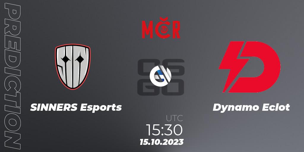 SINNERS Esports vs Dynamo Eclot: Match Prediction. 15.10.23, CS2 (CS:GO), Tipsport Cup Prague Fall 2023