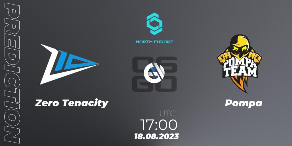 Zero Tenacity vs Pompa: Match Prediction. 18.08.2023 at 17:00, Counter-Strike (CS2), CCT North Europe Series #7
