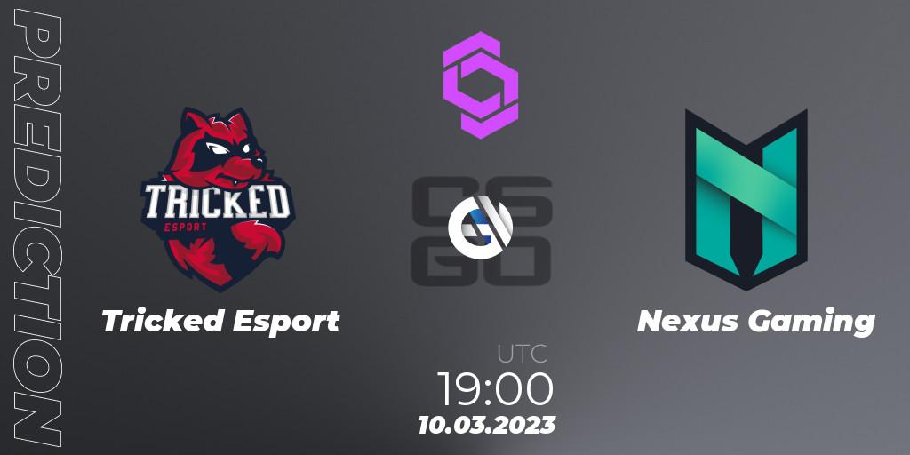 Tricked Esport vs Nexus Gaming: Match Prediction. 10.03.2023 at 21:35, Counter-Strike (CS2), CCT West Europe Series #2