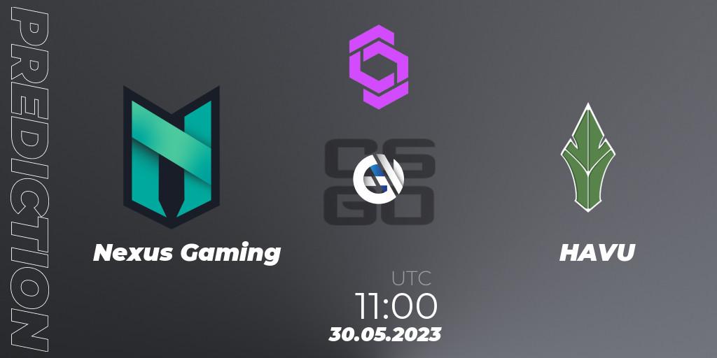 Nexus Gaming vs HAVU: Match Prediction. 30.05.23, CS2 (CS:GO), CCT West Europe Series 4