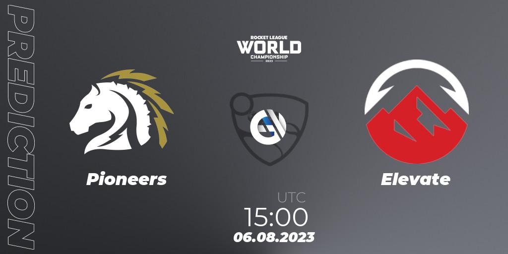 Pioneers vs Elevate: Match Prediction. 06.08.2023 at 13:00, Rocket League, Rocket League Championship Series 2022-23 - World Championship Wildcard