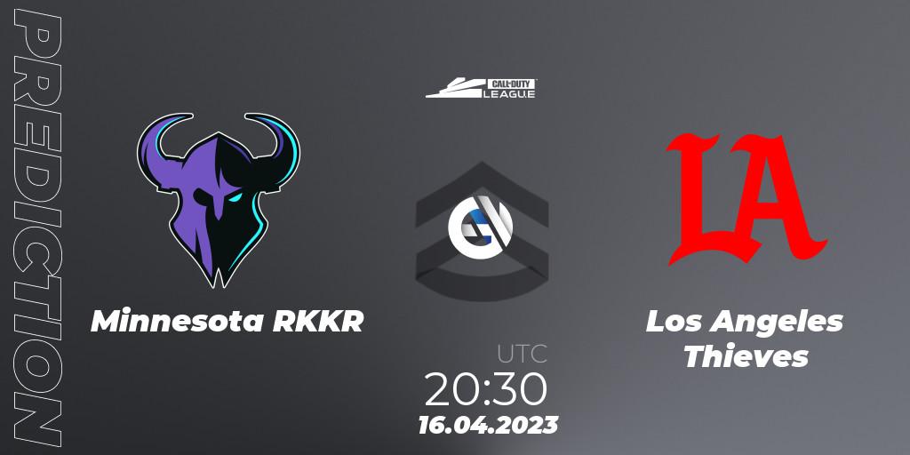 Minnesota RØKKR vs Los Angeles Thieves: Match Prediction. 16.04.2023 at 20:30, Call of Duty, Call of Duty League 2023: Stage 4 Major Qualifiers
