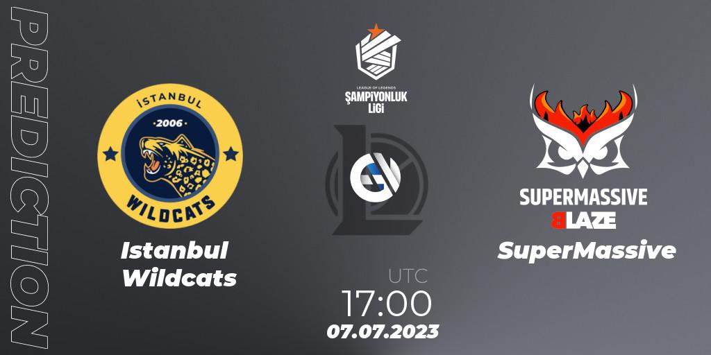 Istanbul Wildcats vs SuperMassive: Match Prediction. 07.07.2023 at 17:00, LoL, TCL Summer 2023 - Group Stage