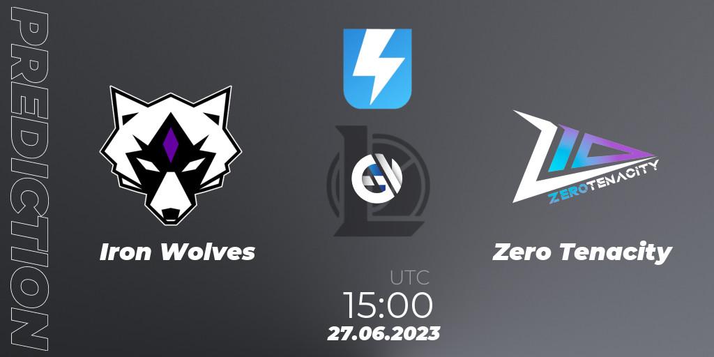 Iron Wolves vs Zero Tenacity: Match Prediction. 27.06.2023 at 19:00, LoL, Ultraliga Season 10 2023 Regular Season