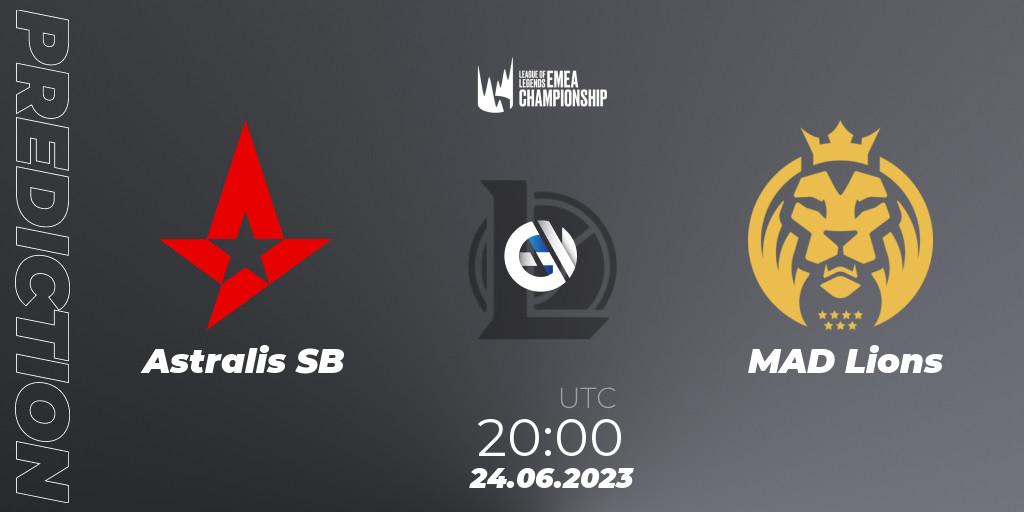 Astralis SB vs MAD Lions: Match Prediction. 24.06.2023 at 20:00, LoL, LEC Summer 2023 - Regular Season