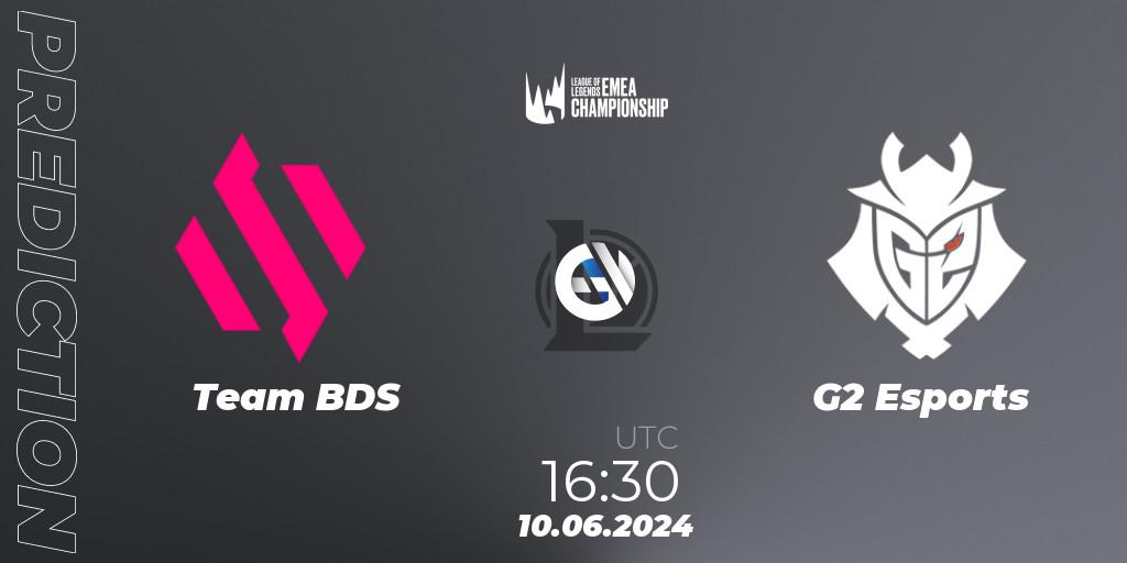 Team BDS vs G2 Esports: Match Prediction. 10.06.2024 at 16:30, LoL, LEC Summer 2024 - Regular Season