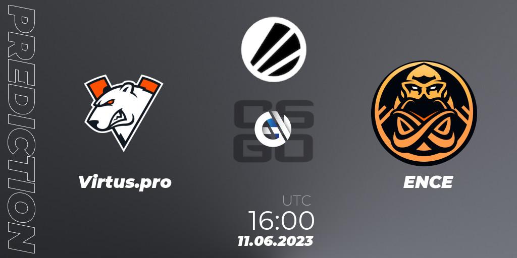 Virtus.pro vs ENCE: Match Prediction. 11.06.23, CS2 (CS:GO), ESL Challenger Katowice 2023