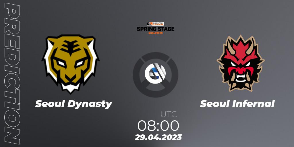 Seoul Dynasty vs Seoul Infernal: Match Prediction. 29.04.2023 at 08:00, Overwatch, OWL Stage Qualifiers Spring 2023 West