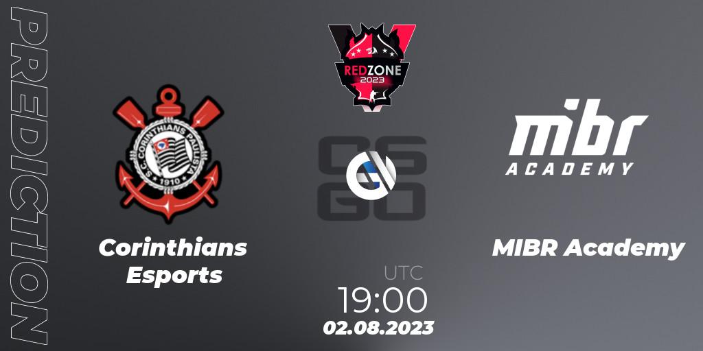 Corinthians Esports vs MIBR Academy: Match Prediction. 02.08.2023 at 19:00, Counter-Strike (CS2), RedZone PRO League Season 5