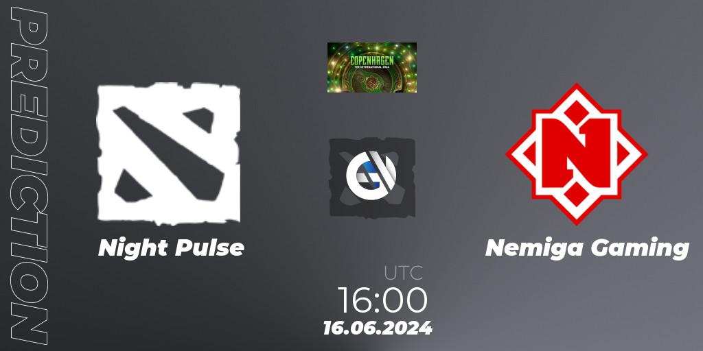 Night Pulse vs Nemiga Gaming: Match Prediction. 16.06.2024 at 16:00, Dota 2, The International 2024: Eastern Europe Closed Qualifier