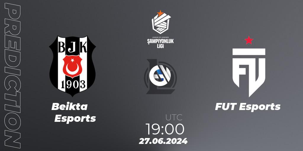 Beşiktaş Esports vs FUT Esports: Match Prediction. 27.06.2024 at 19:00, LoL, TCL Summer 2024