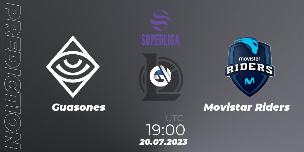 Guasones vs Movistar Riders: Match Prediction. 20.07.2023 at 19:00, LoL, Superliga Summer 2023 - Group Stage