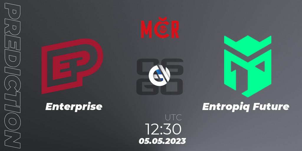 Enterprise vs Entropiq Future: Match Prediction. 05.05.2023 at 12:30, Counter-Strike (CS2), Tipsport Cup Bratislava 2023: Closed Qualifier